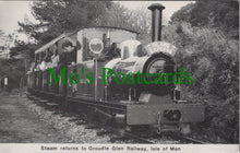 Load image into Gallery viewer, Isle of Man Postcard - Steam Returns To Groudle Glen Railway HP229