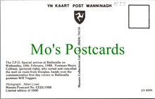 Load image into Gallery viewer, Isle of Man Postcard - IOM Post Office Authority T.P.O. Special HP232