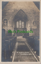 Load image into Gallery viewer, Kent Postcard - Canterbury, St Martin's Church Interior HP200