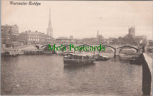 Load image into Gallery viewer, Worcestershire Postcard - Worcester Bridge SW12663