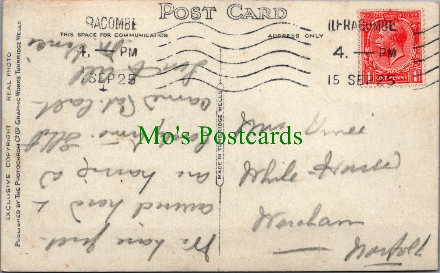 Devon Postcard - Ilfracombe From Capstone Parade SW12682