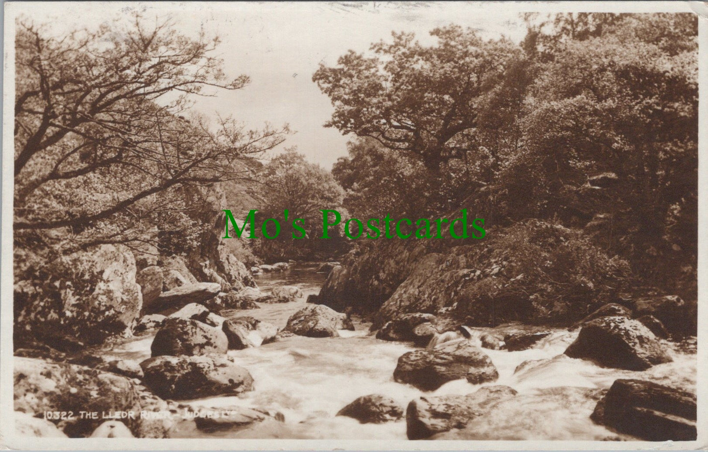 Wales Postcard - The Afon Lledr or Lledr River DC2574