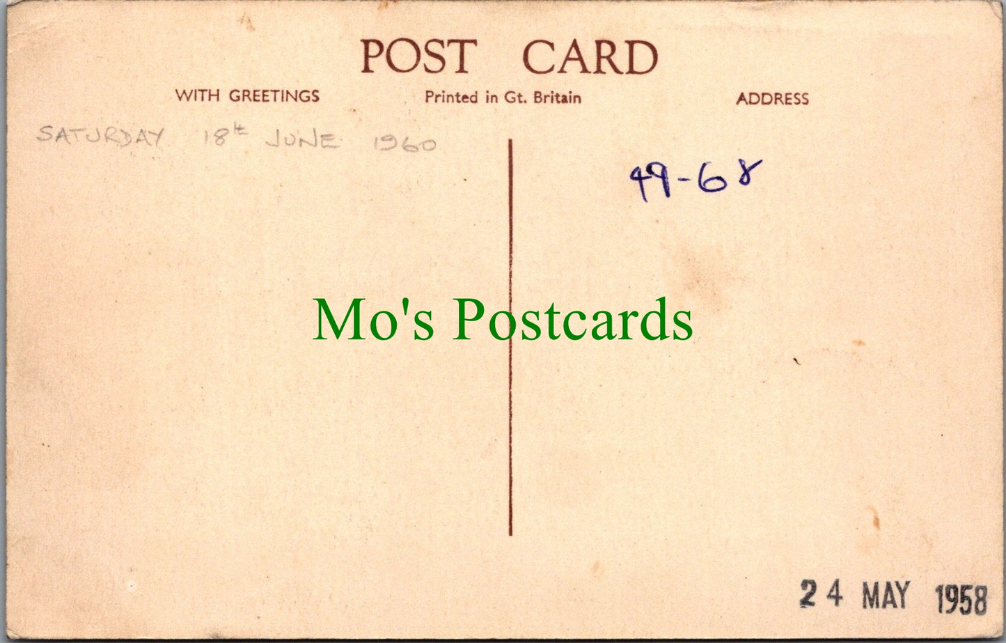 Yorkshire Postcard - Holmfirth, Wood Cottage Youth Hostel SW12436