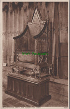 Load image into Gallery viewer, London Postcard - Westminster Abbey, The Coronation Chair SW10963