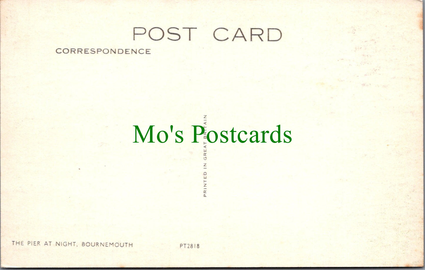 Dorset Postcard - Bournemouth Pier at Night SW10981
