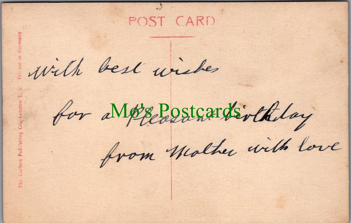 Greetings Postcard - A Happy Birthday, Young Child SW10993