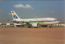 Load image into Gallery viewer, Aviation Postcard - DAQ Airbus A310-203 Cyprus Airways Aeroplane SW11477