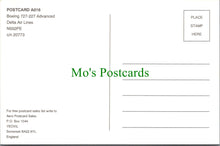 Load image into Gallery viewer, Aviation Postcard - Boeing 727-227 Advanced Delta Air Lines Aeroplane SW11484