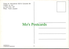 Load image into Gallery viewer, Aviation Postcard - Corse Air International SE210 Caravelle Aeroplane SW11491