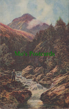 Load image into Gallery viewer, Landscape Art Postcard - Rural Scene, Man Fishing SW11044