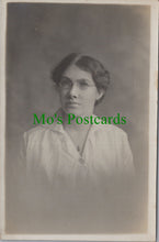 Load image into Gallery viewer, Ancestors Postcard - Portrait of a Young Lady Wearing Glasses SW11066