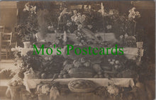 Load image into Gallery viewer, Food & Drink Postcard - Harvest Festival Food SW12477