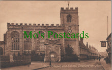 Load image into Gallery viewer, Warwickshire Postcard - Stratford-on-Avon Guild Chapel, and School SW12486