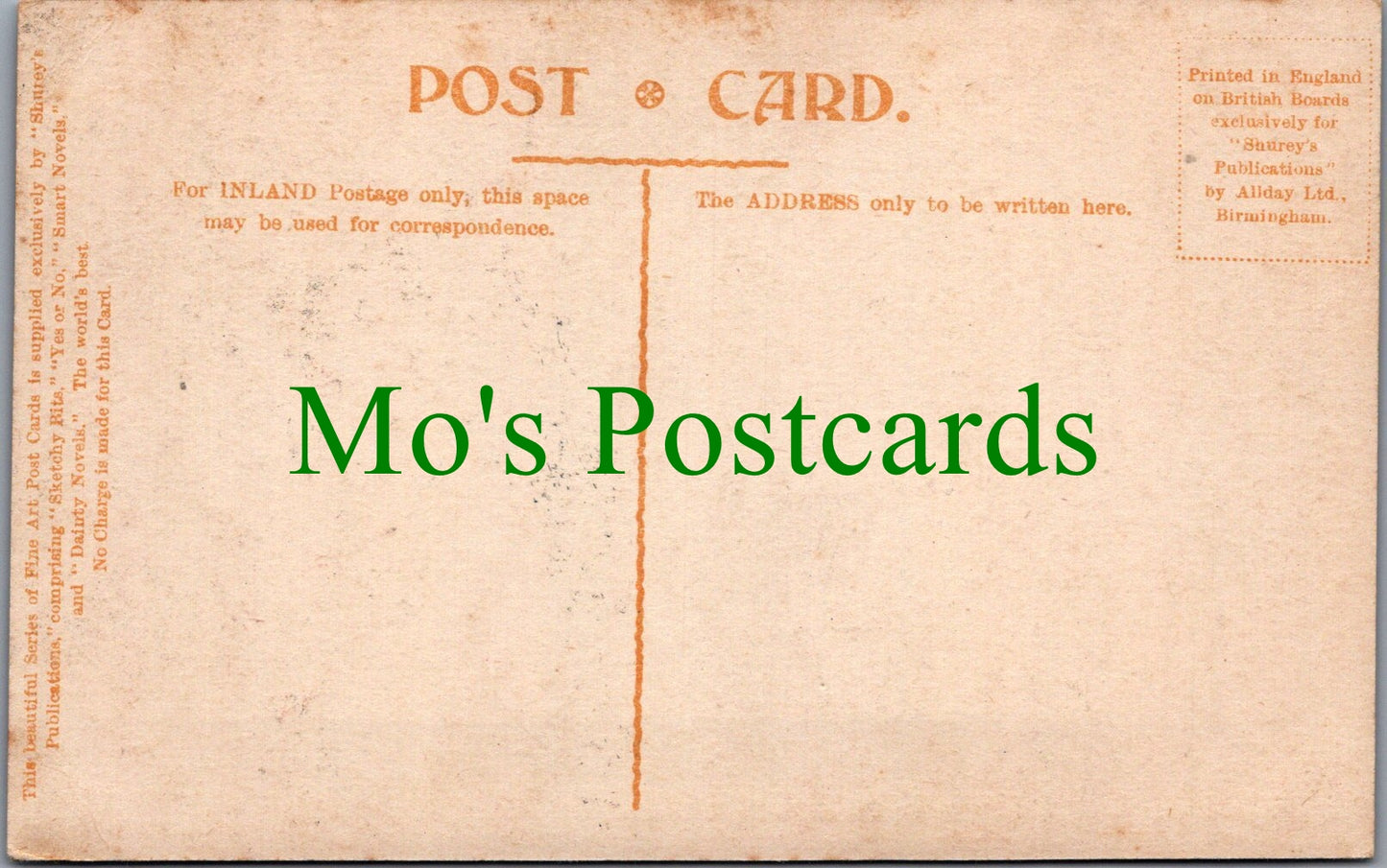 Actress Postcard - Miss Camille Clifford SW12487