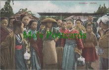 Load image into Gallery viewer, Japan Postcard - Japanese Villagers SW12511