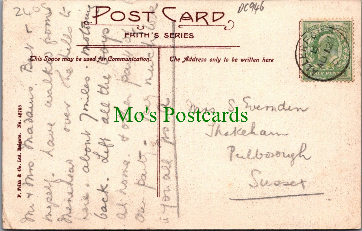 Somerset Postcard - Allerford Village DC946