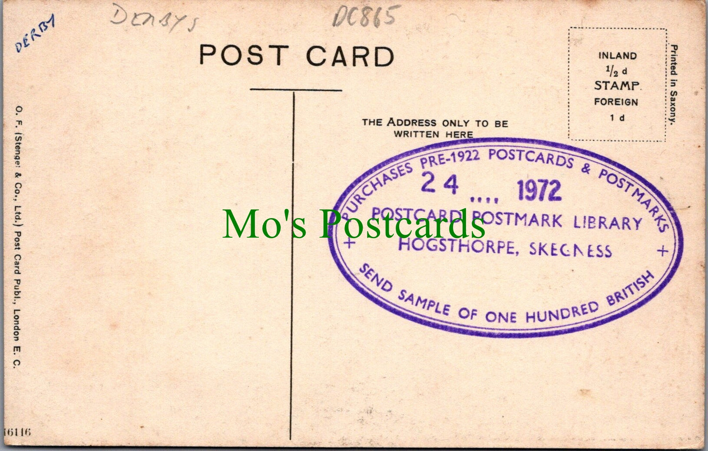 Derbyshire Postcard - Lovers' Leap, Buxton DC865