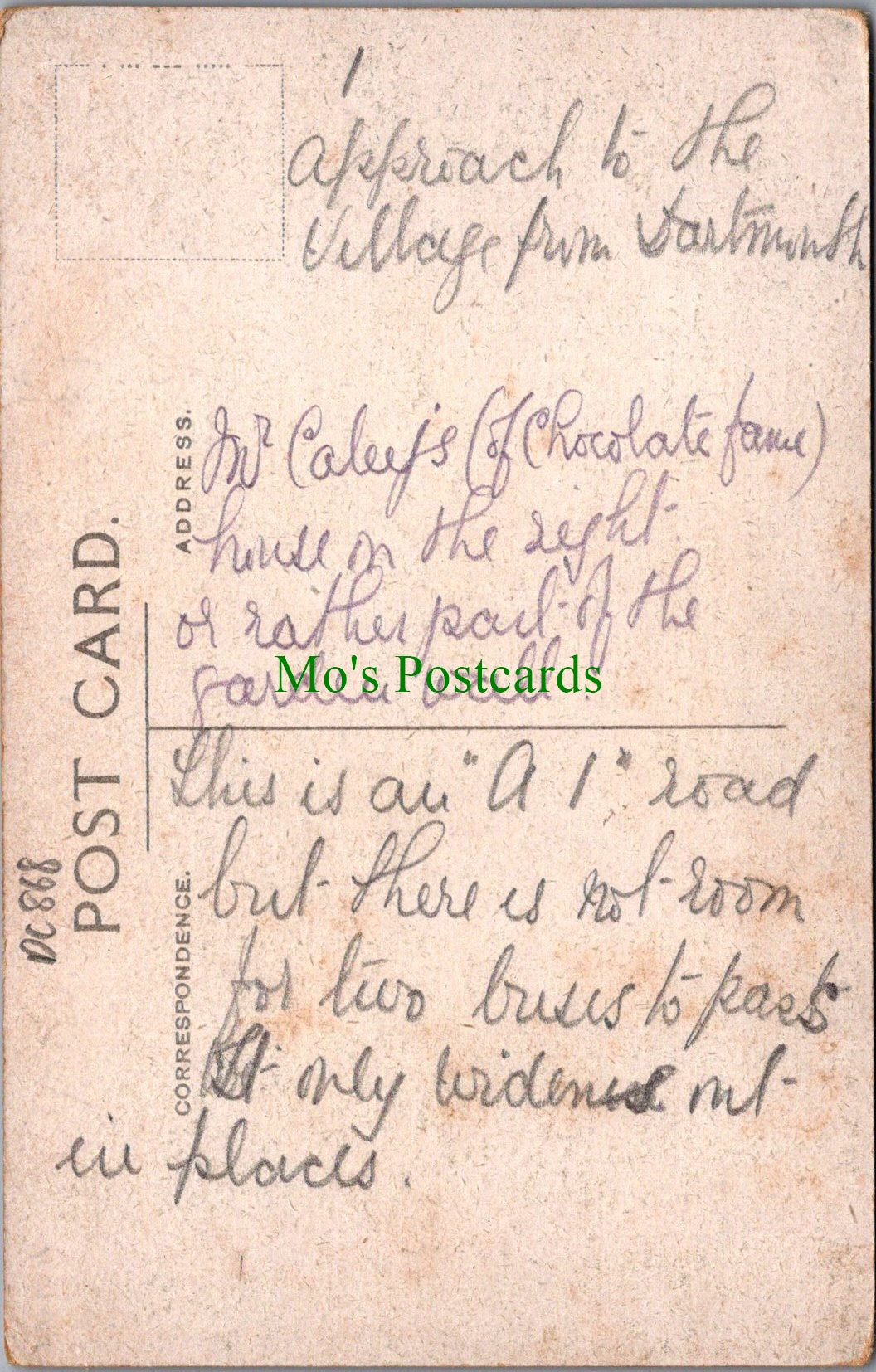 Devon Postcard - Dartmouth Hill, Stoke Fleming DC868