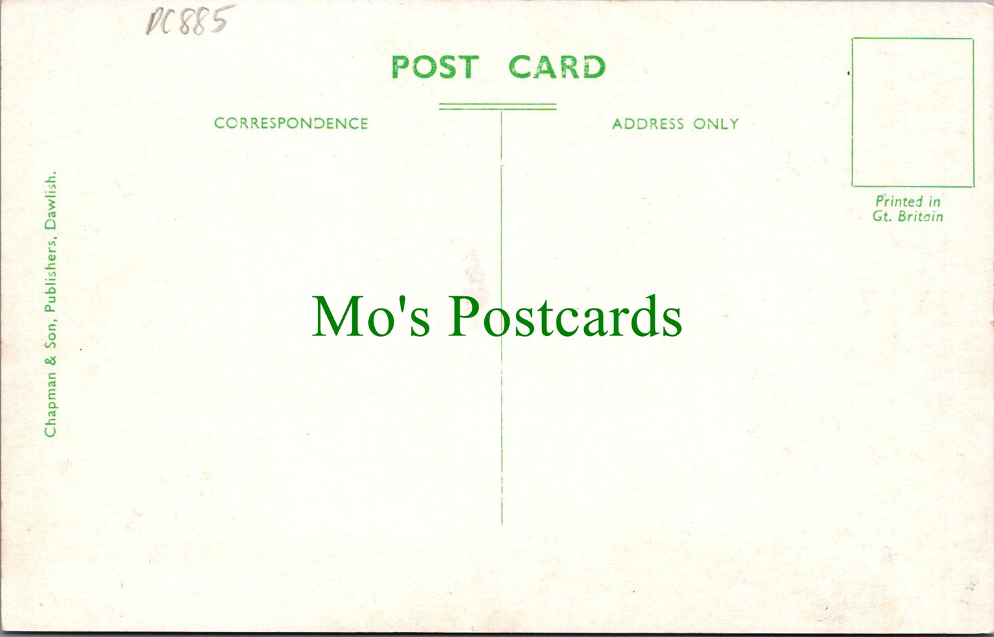 Somerset Postcard - Organ Pipes, Cheddar Caves DC885