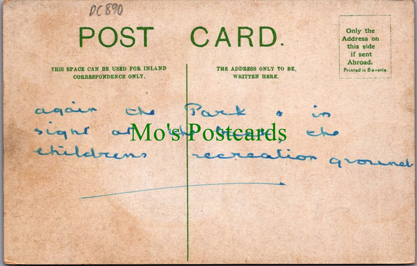 Worcestershire Postcard - Brinton Park, Kidderminster DC890