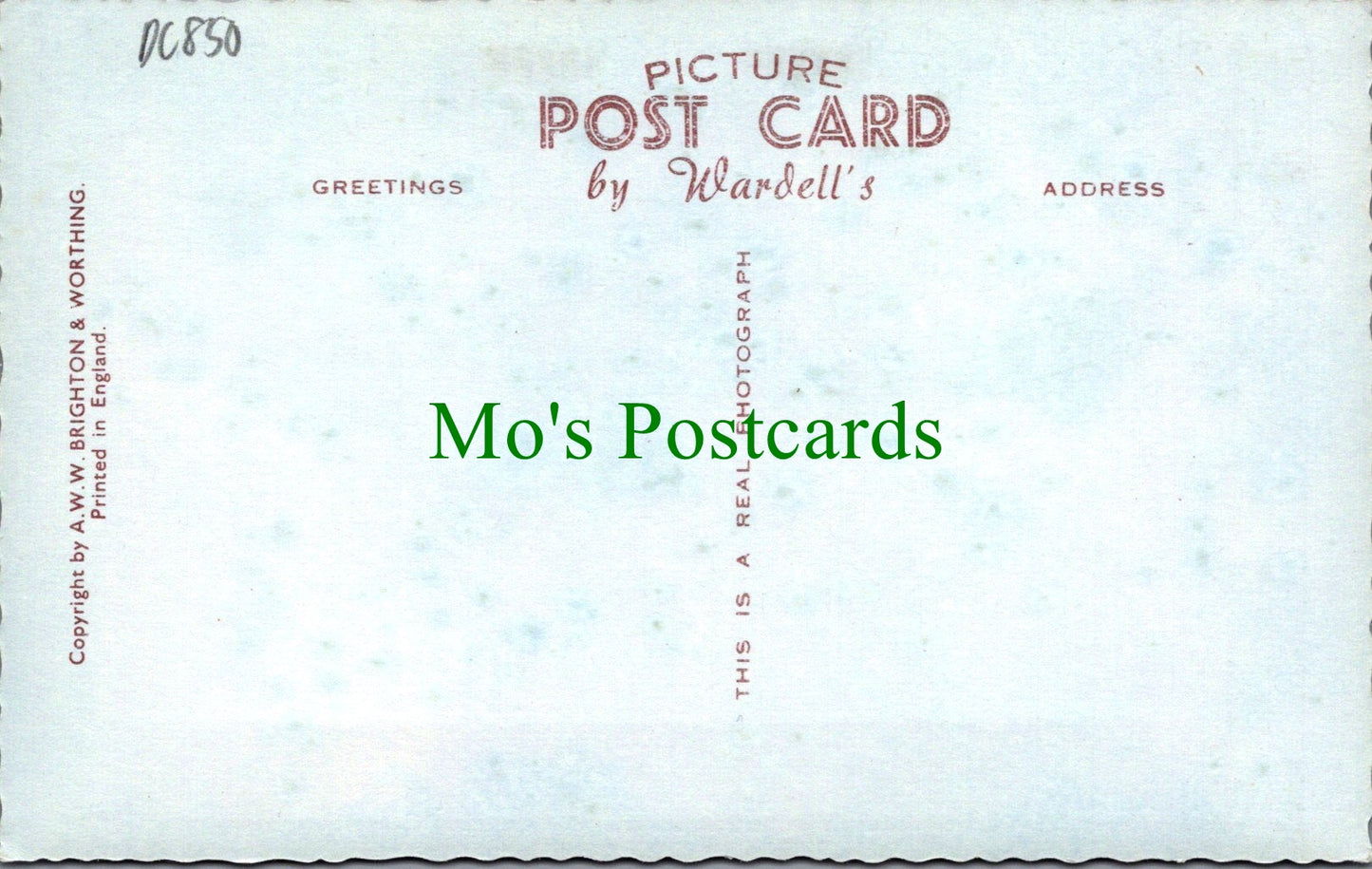 Sussex Postcard - Beauty Spots Near Worthing DC850