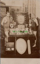 Load image into Gallery viewer, Sports Postcard - Boys in Swimming Costumes With Medals and Trophies SW11231
