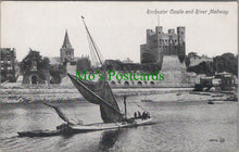 Load image into Gallery viewer, Kent Postcard - Rochester Castle and River Medway SW11245