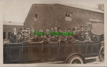 Load image into Gallery viewer, Road Transport Postcard - Men on a Charabanc Outing SW11268