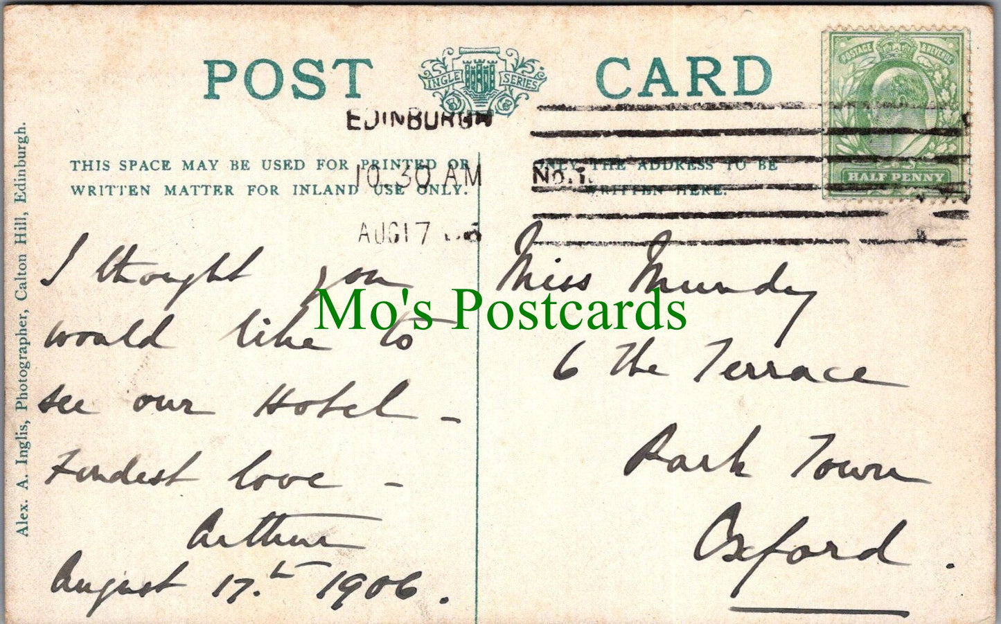 Scotland Postcard - Roxburgh Hotel, Charlotte Square, Edinburgh SW11278
