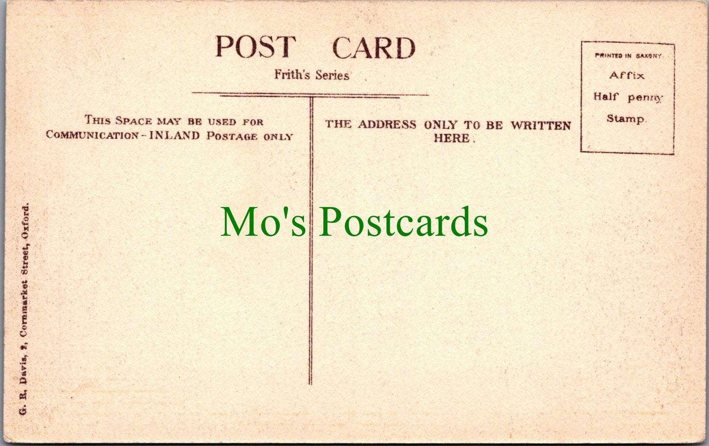 Oxfordshire Postcard - Oxford, St John's College Gardens SW11653
