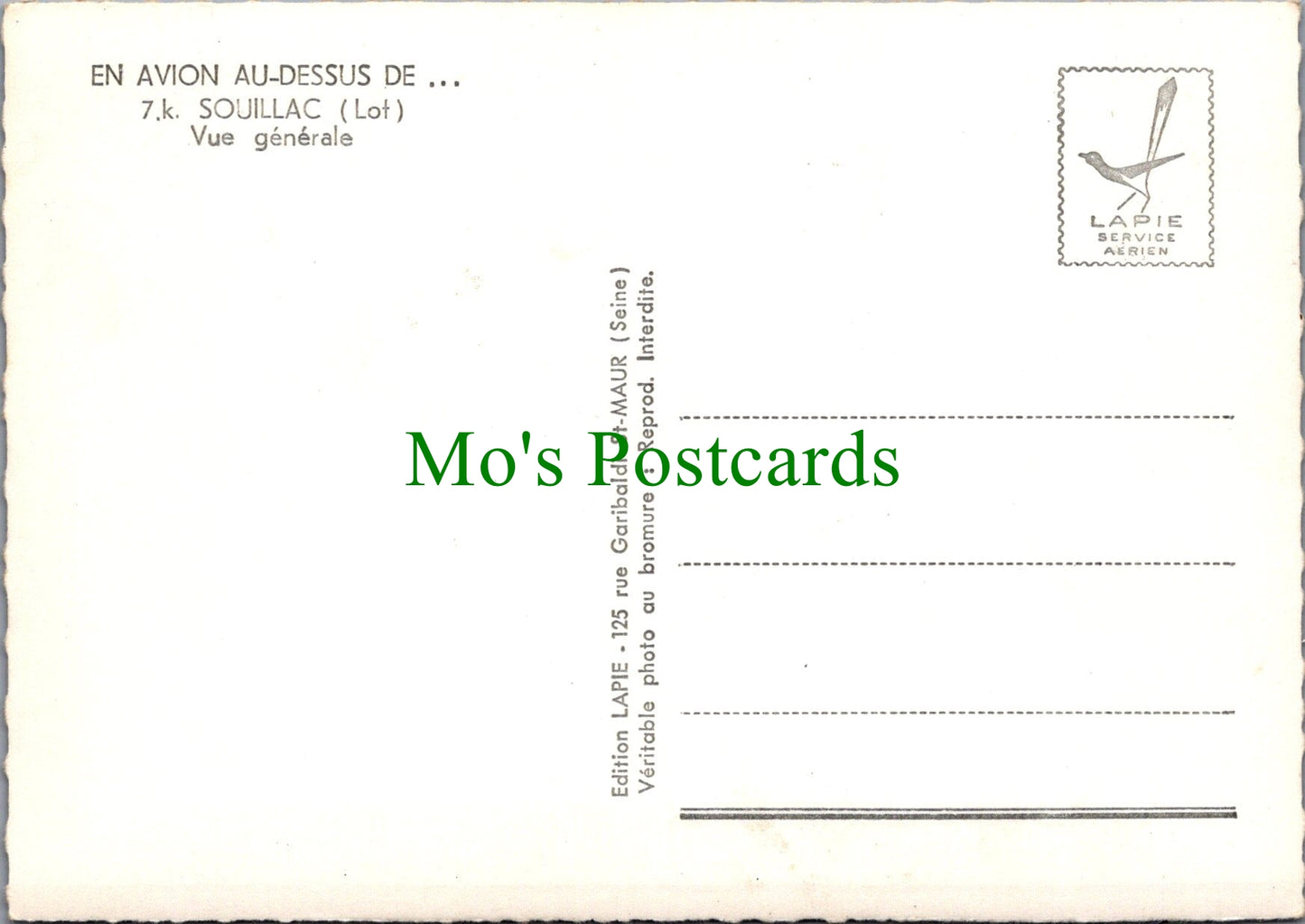 France Postcard - Souillac, Lot, Occitania SW11956