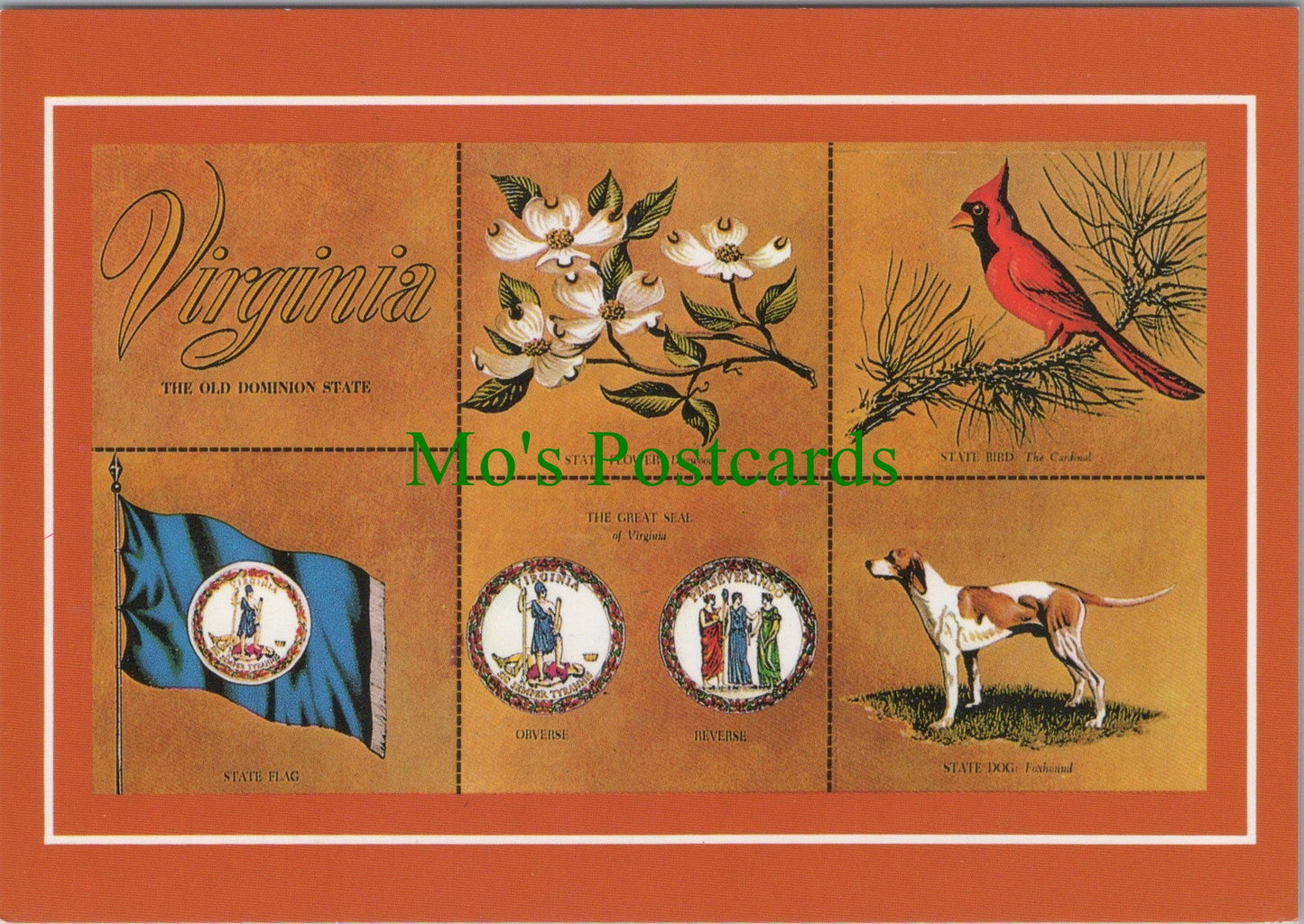 America Postcard - Virginia, The Old Dominion State SW11982