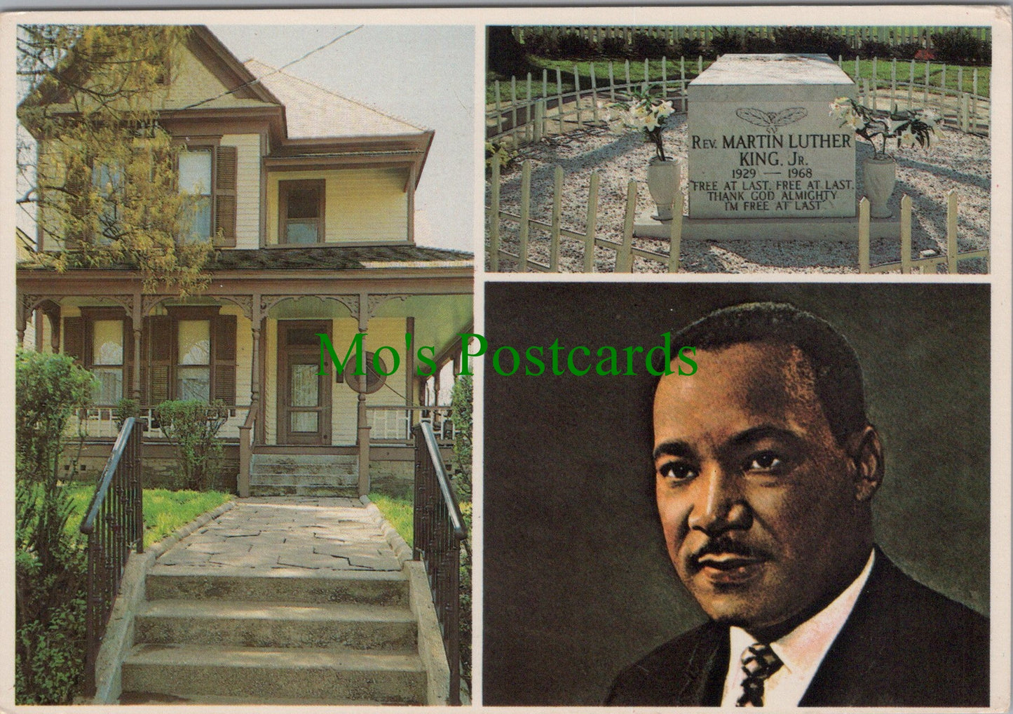 America Postcard - Martin Luther King Home, Atlanta, Georgia SW12111