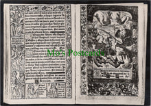 Load image into Gallery viewer, British Museum Postcard - Two Pages From a Sarum Book of Hours SW12124