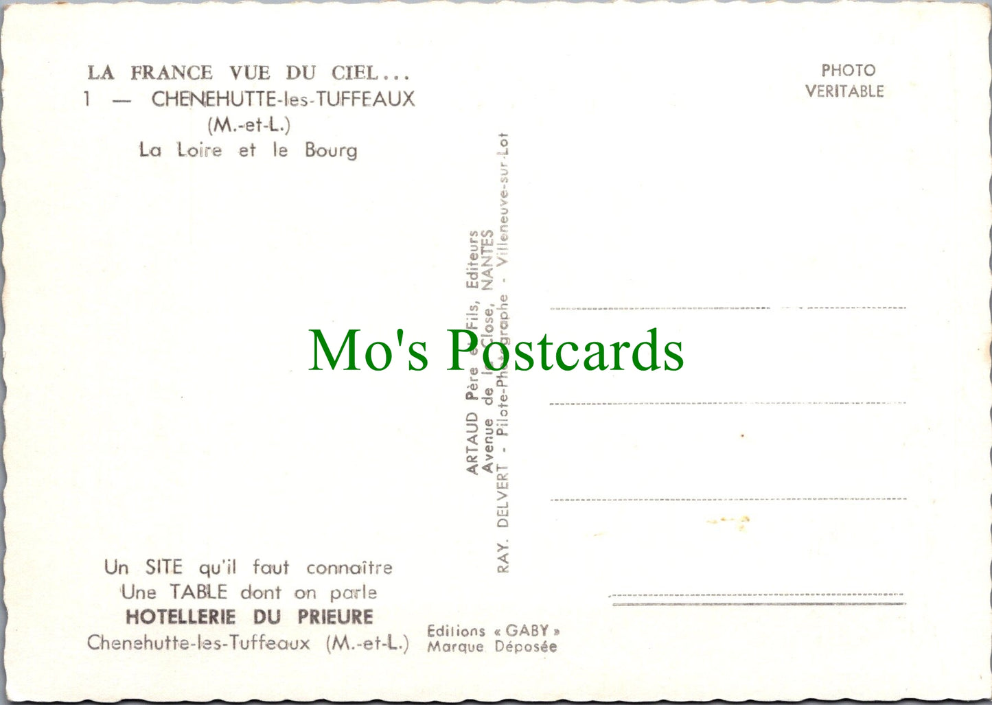 France Postcard - Chenehutte-Les-Tuffeaux, La Loire Et Le Bourg SW12164