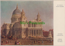 Load image into Gallery viewer, London Postcard - St Paul's With Figures, Artist Antonio Canaletto SW12168