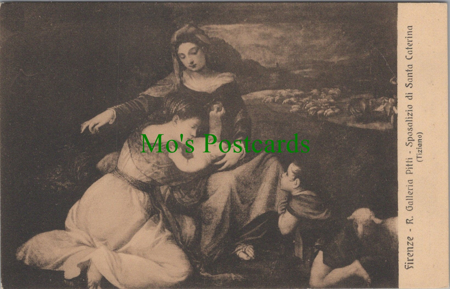 Art Postcard - Firenze, R.Galleria Pitti, Sposalizio Di Santa Caterina SW12750
