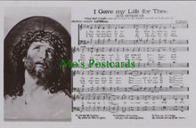 Load image into Gallery viewer, Music Postcard - Hymn, Frances Ridley Havergal. I Gave My Life For Thee SW12970
