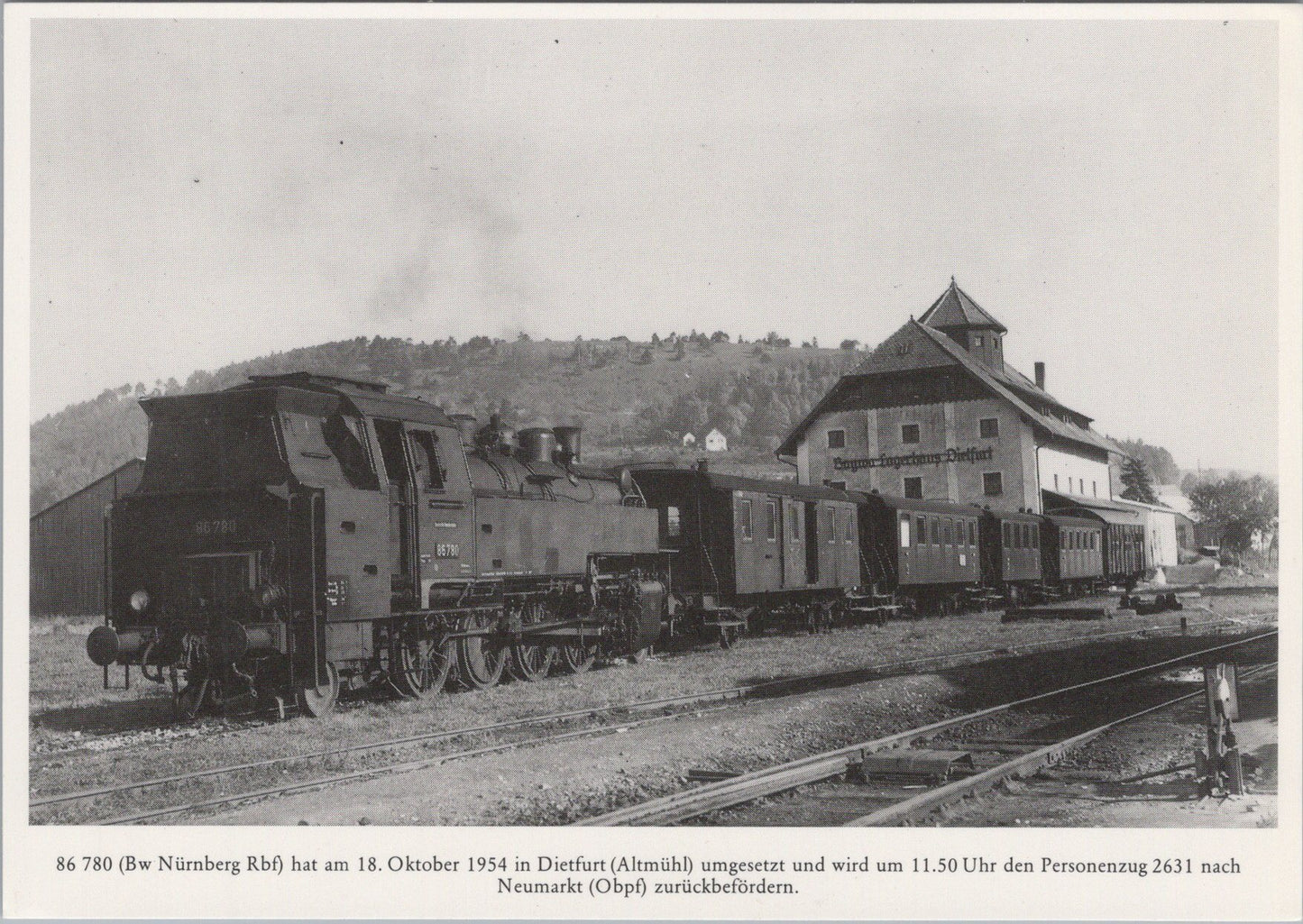 Germany Postcard - German Railway Transport, Locomotive History SW16891