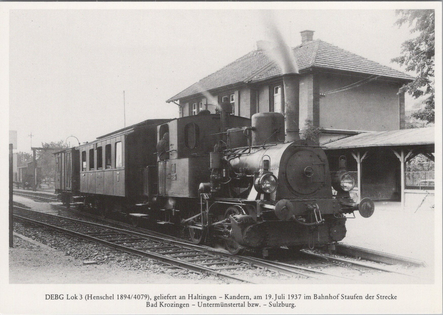 Germany Postcard - German Railway Transport, Locomotive History SW16900