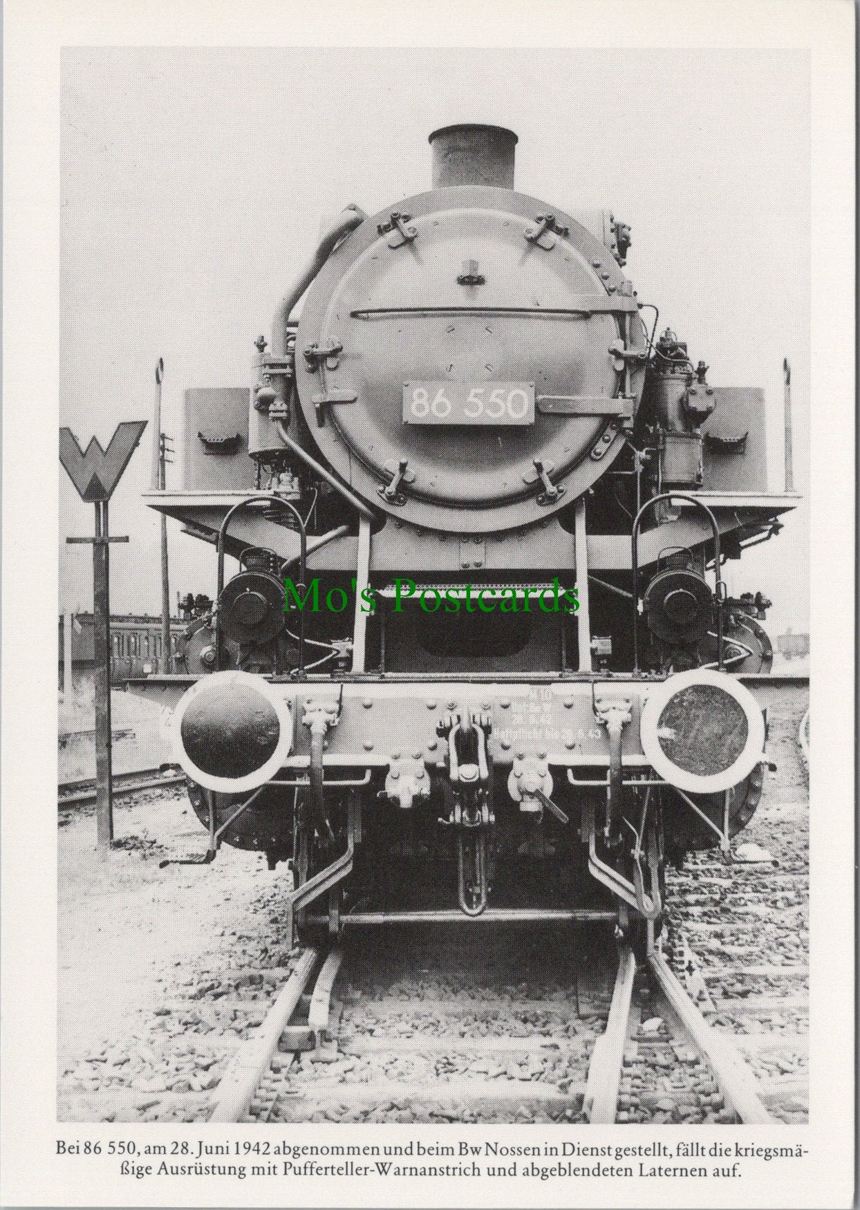 Germany Postcard - German Railway Transport, Locomotive History SW17079