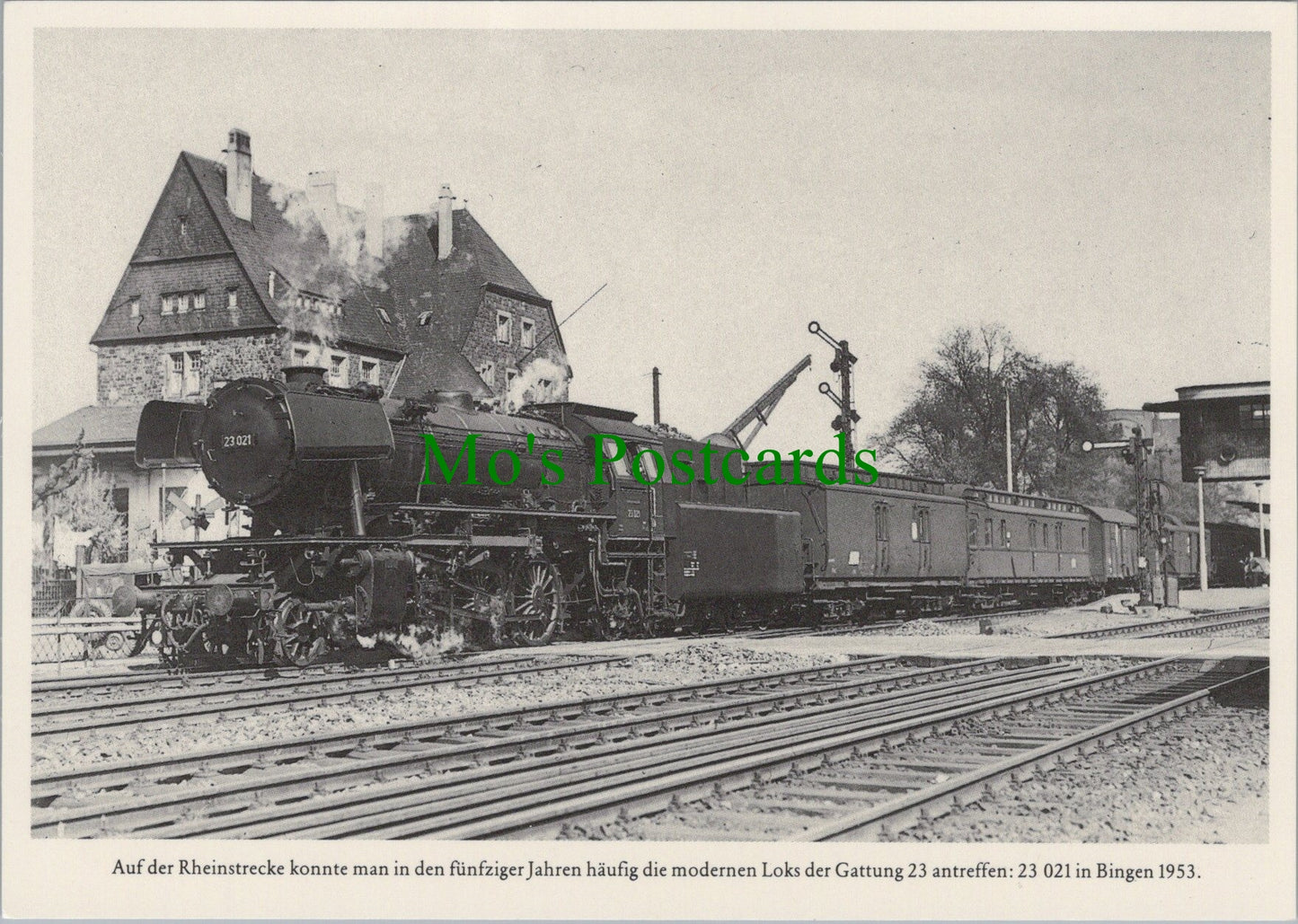 Germany Postcard - German Railway Transport, Locomotive History SW17080