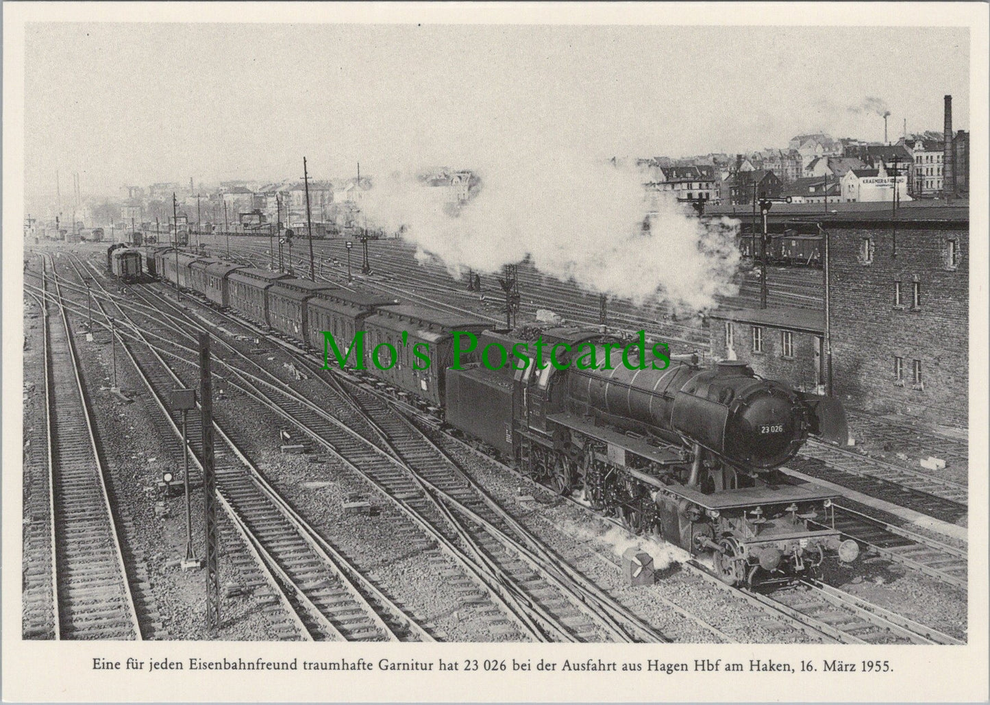 Germany Postcard - German Railway Transport, Locomotive History SW17081