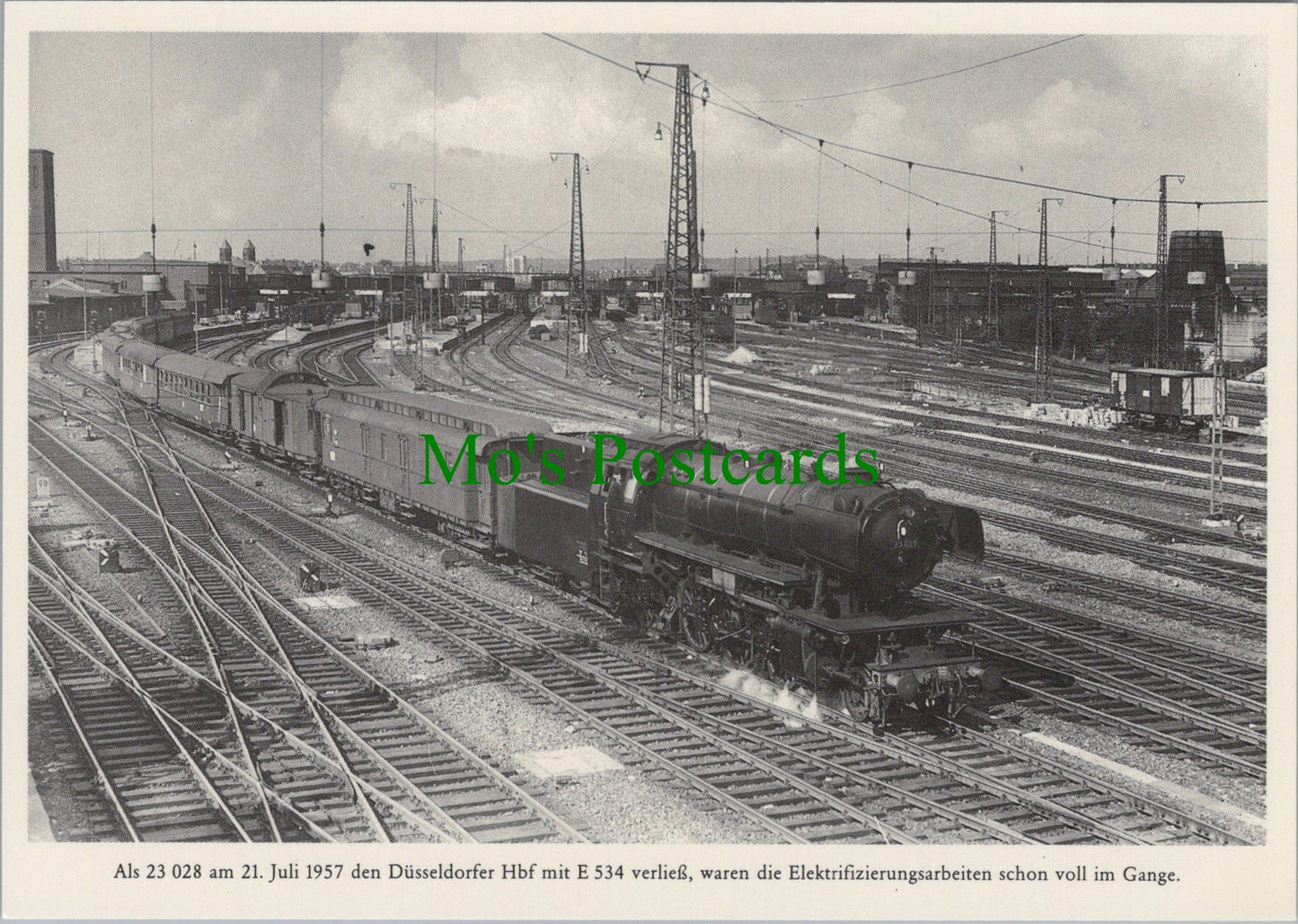 Germany Postcard - German Railway Transport, Locomotive History SW17082