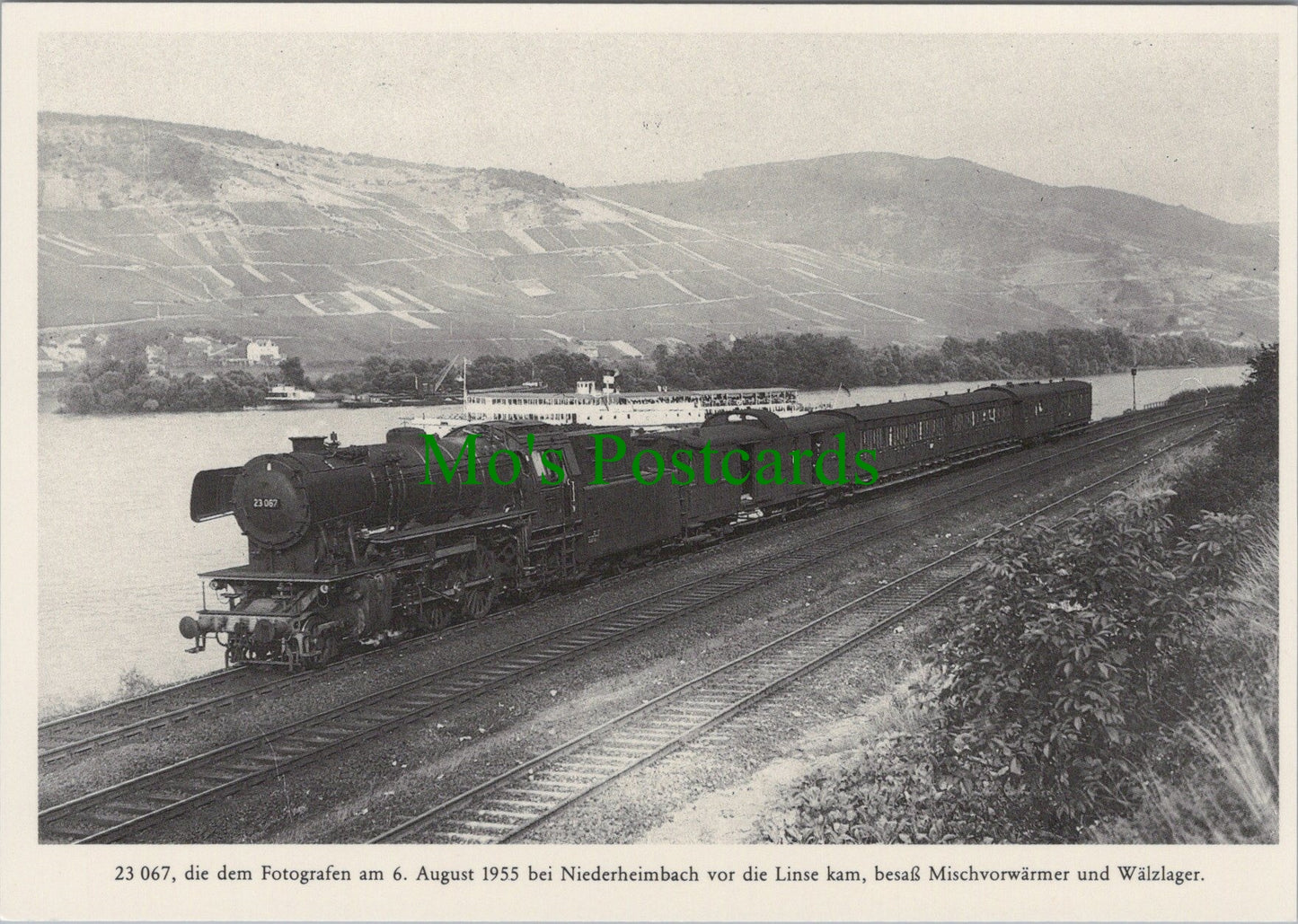 Germany Postcard - German Railway Transport, Locomotive History SW17083