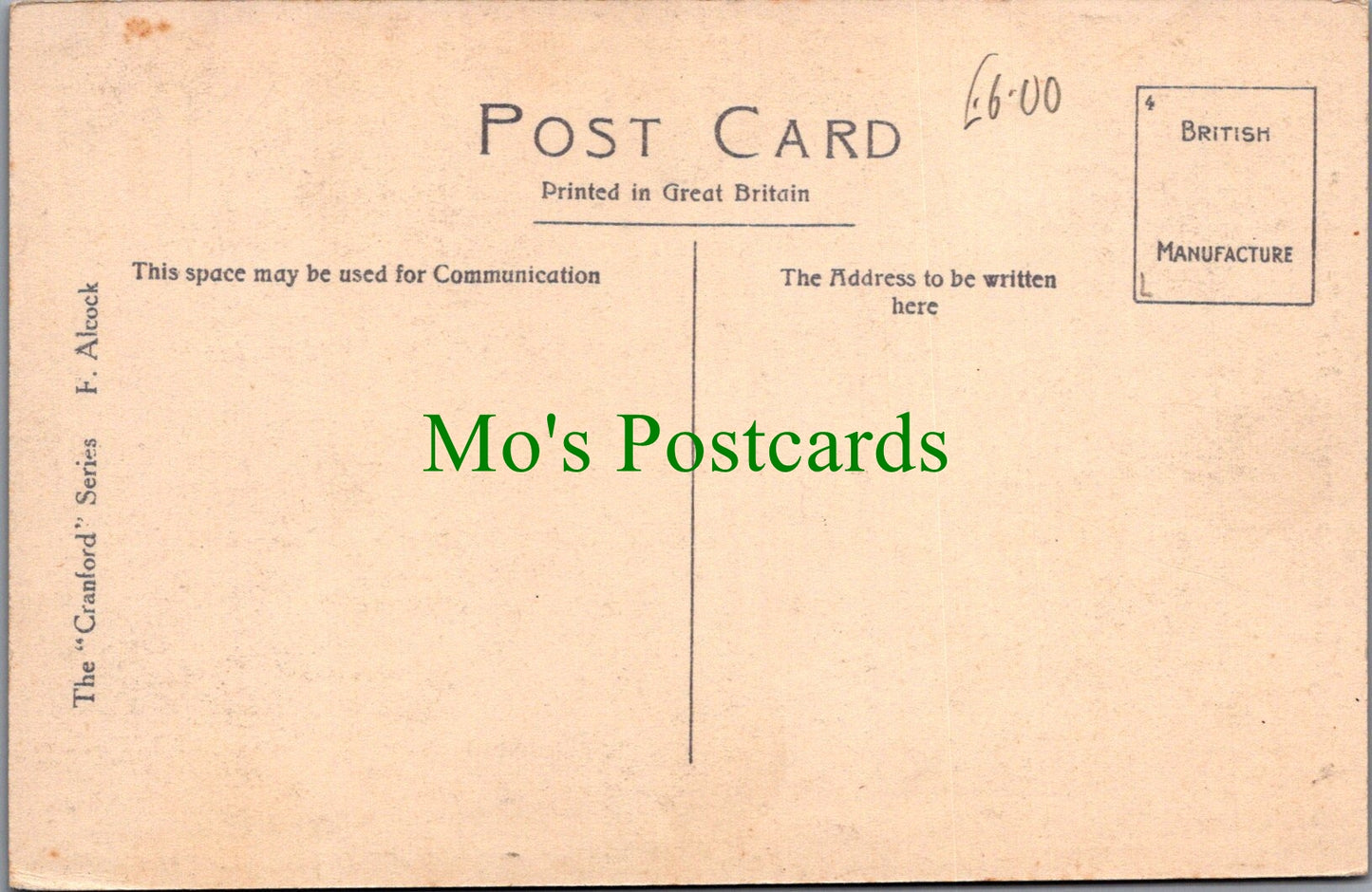 Cheshire Postcard - Knutsford, Miss Matty's Tea Shop SW13325