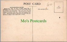 Load image into Gallery viewer, Lancashire Postcard - Manchester Docks, No 9 Dock SW13327