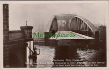 Load image into Gallery viewer, Lancashire Postcard - Manchester Ship Canal, Barton Road Swing Bridge SW13347