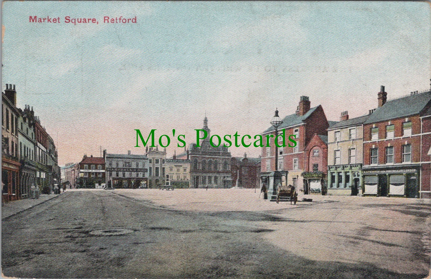 Nottinghamshire Postcard - Retford Market Square SW13353