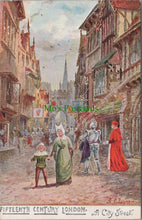 Load image into Gallery viewer, London Postcard - Fifteenth Century London, A City Street SW13377